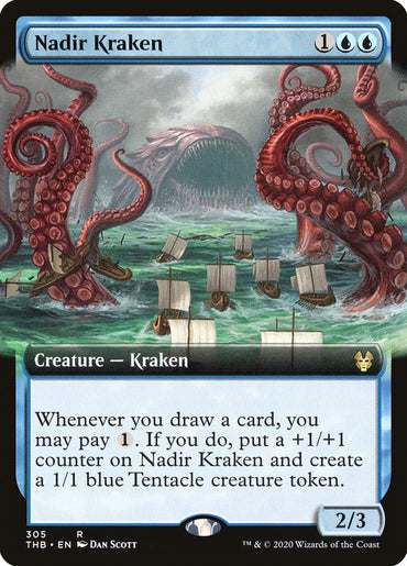 Nadir Kraken (Extended Art) [Theros Beyond Death] 