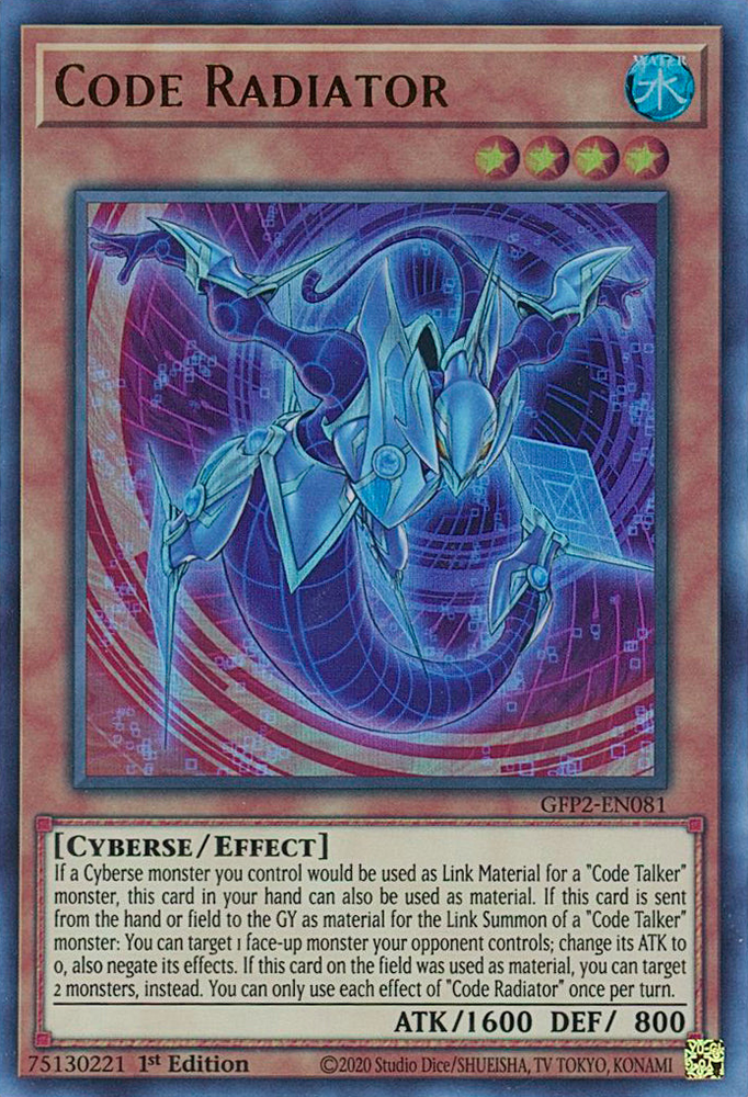 Code Radiator [GFP2-EN081] Ultra Rare 