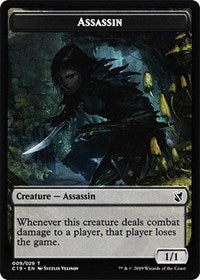 Assassin // Morph Double-Sided Token [Commander 2019 Tokens] 