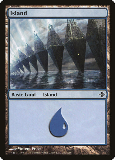 Island (233) [Rise of the Eldrazi] 