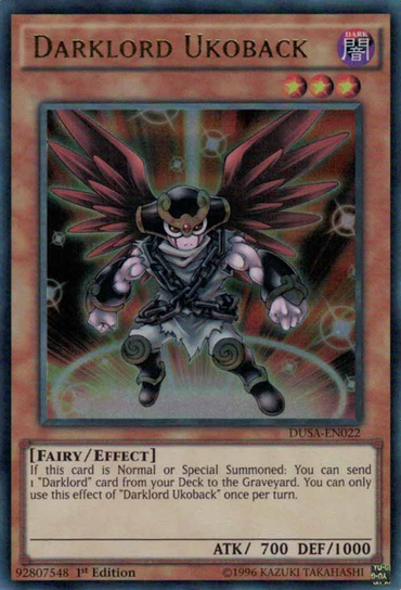 Darklord Ukoback [DUSA-EN022] Ultra Rare 