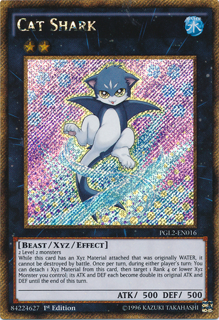 Cat Shark [PGL2-EN016] Gold Secret Rare 
