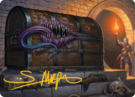 Mimic Art Card (Gold-Stamped Signature) [Dungeons & Dragons: Adventures in the Forgotten Realms Art Series] 