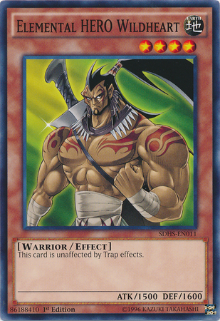 Elemental Hero Wildheart [SDHS-EN011] Common 