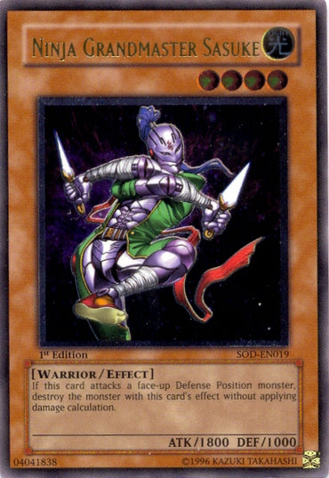 Ninja Grandmaster Sasuke [SOD-EN019] Ultimate Rare 