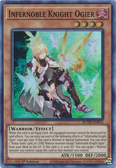 Infernoble Knight Ogier [ROTD-EN013] Super Rare 