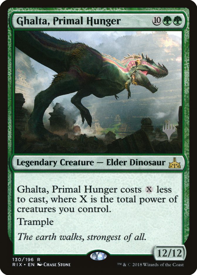 Ghalta, Primal Hunger (Promo Pack) [Rivals of Ixalan Promos] 