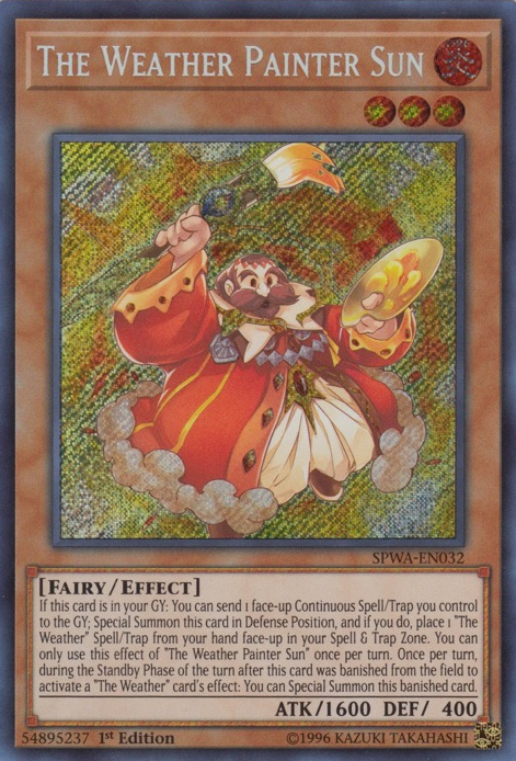 The Weather Painter Sun [SPWA-EN032] Secret Rare 