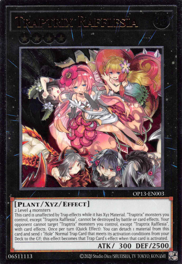 Traptrix Rafflesia [OP13-EN003] Ultimate Rare 