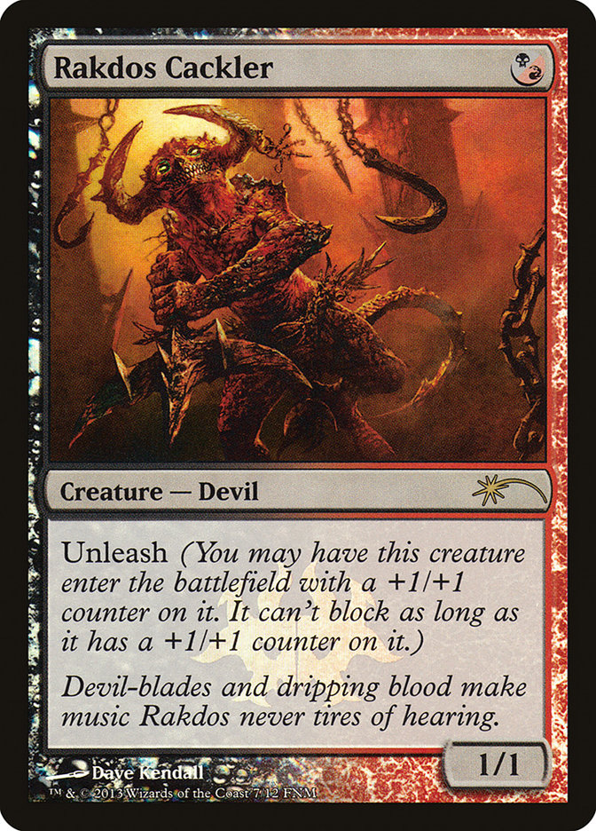 Rakdos Cackler [Friday Night Magic 2013] 