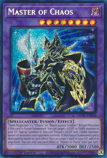 Master of Chaos [MP23-EN018] Prismatic Secret Rare 