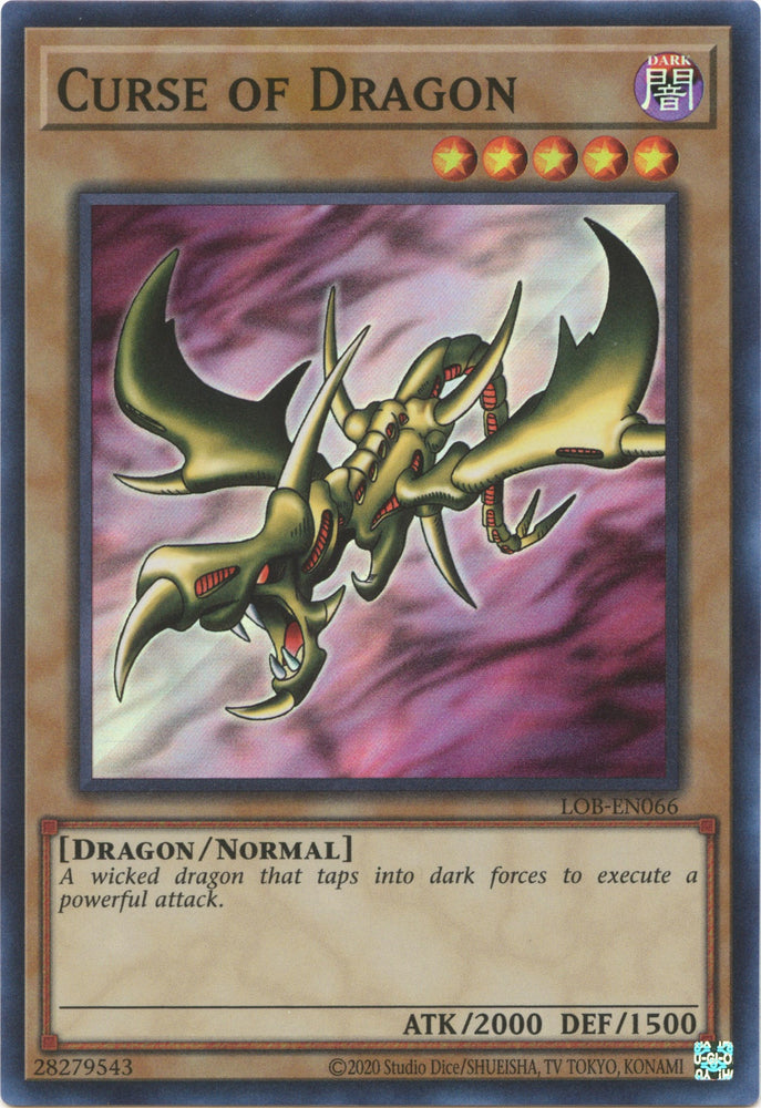 Curse of Dragon (25th Anniversary) [LOB-EN066] Super Rare 