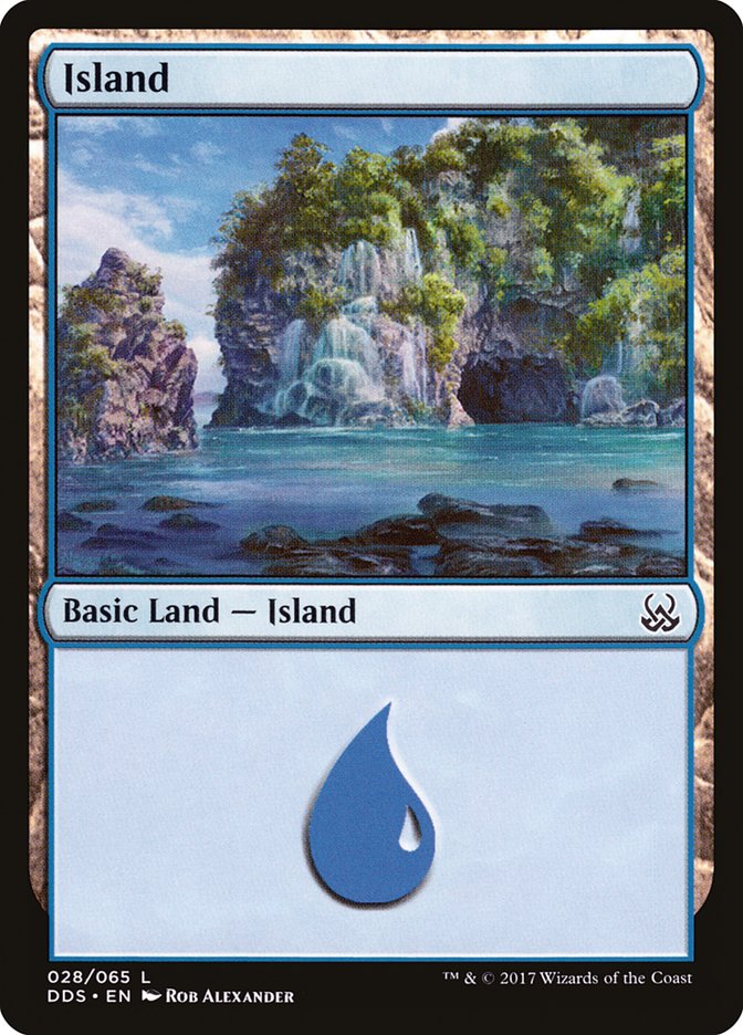 Island (28) [Duel Decks: Mind vs. Might] 