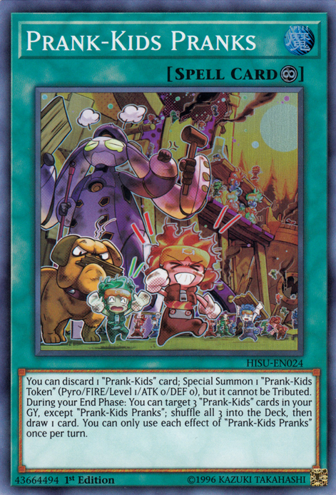 Prank-Kids Pranks [HISU-EN024] Super Rare 