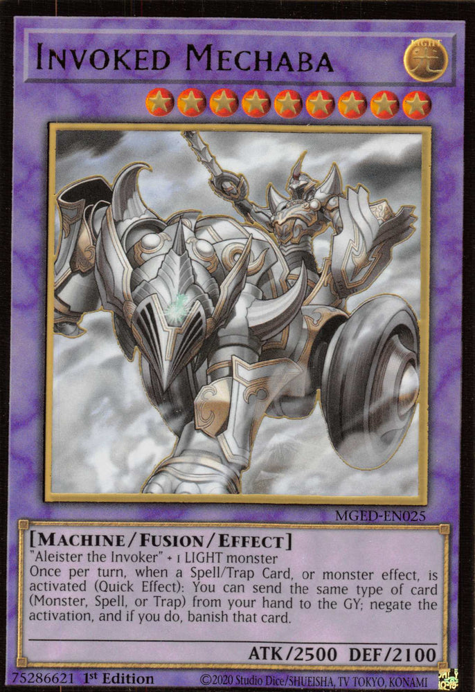 Invoked Mechaba [MGED-EN025] Gold Rare 