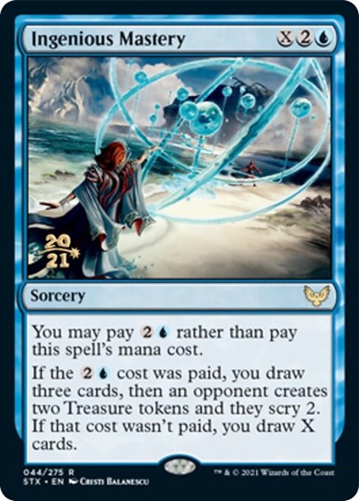 Ingenious Mastery [Strixhaven: School of Mages Prerelease Promos] 
