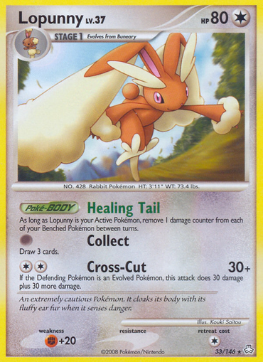 Lopunny (33/146) [Diamond & Pearl: Legends Awakened]