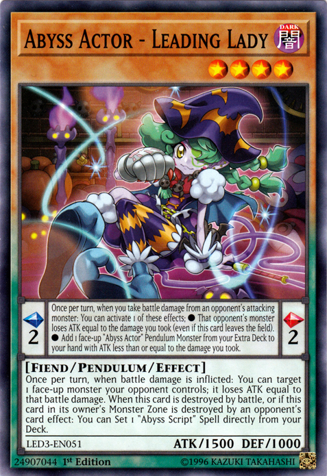Abyss Actor - Leading Lady [LED3-EN051] Common 
