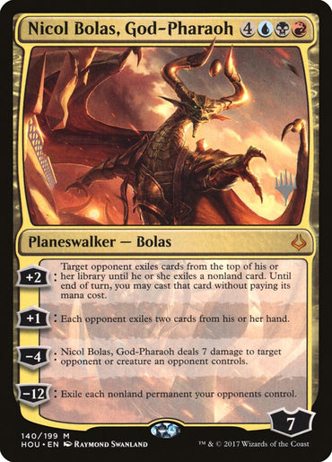 Nicol Bolas, God-Pharaoh (Promo Pack) [Hour of Devastation Promos] 