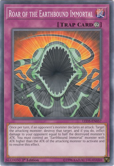 Roar of the Earthbound Immortal [LED5-EN057] Common 