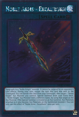 Noble Arms - Excaliburn [NKRT-EN023] Platinum Rare 