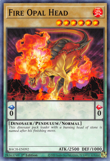 Fire Opal Head [BACH-EN092] Common 