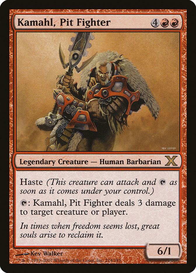 Kamahl, Pit Fighter [Tenth Edition] 