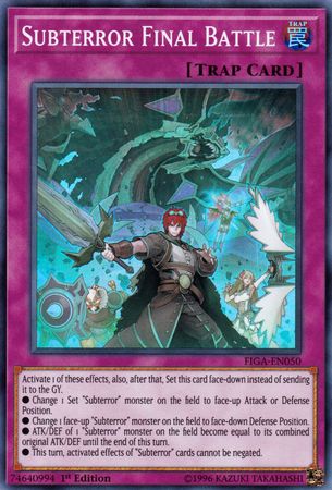 Subterror Final Battle [FIGA-EN050] Super Rare 