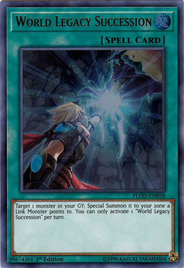 World Legacy Succession [FLOD-EN058] Ultra Rare 