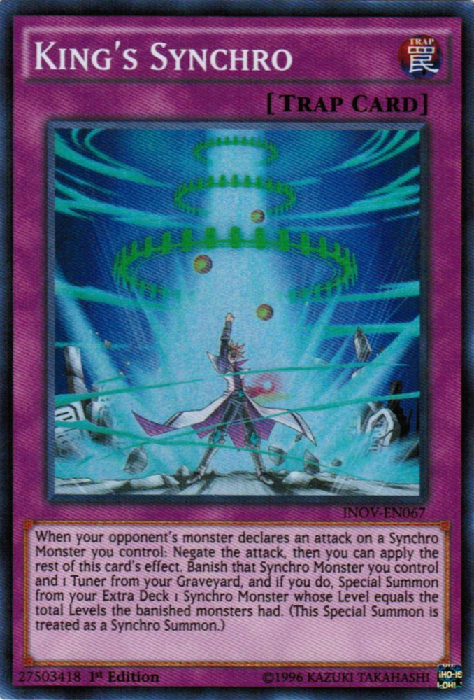 King's Synchro [INOV-EN067] Super Rare 