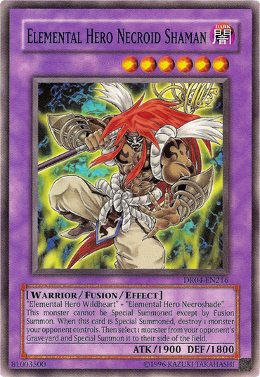 Elemental Hero Necroid Shaman [DR04-EN216] Common 