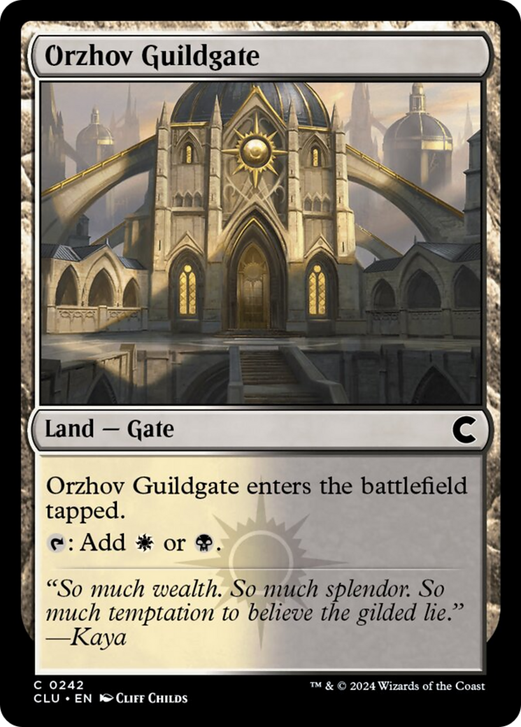 Orzhov Guildgate [Ravnica: Clue Edition] 