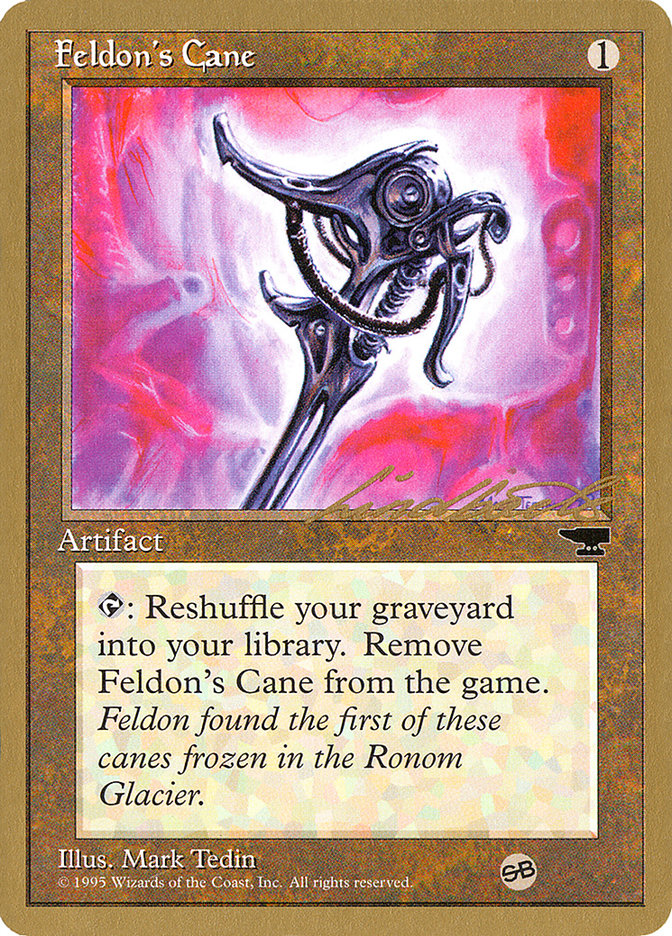 Feldon's Cane (Leon Lindback) (SB) [Pro Tour Collector Set] 