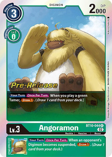 Angoramon [BT10-044] [Xros Encounter Pre-Release Cards] 