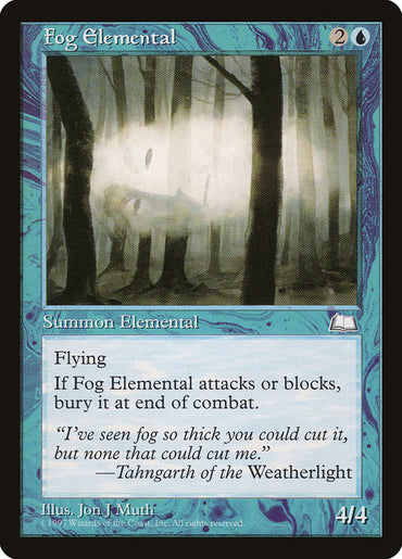 Fog Elemental [Weatherlight] 