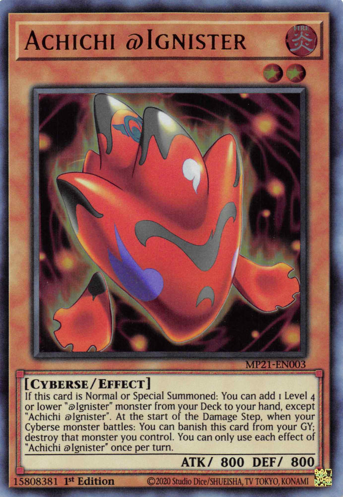 Achichi @Ignister [MP21-EN003] Ultra Rare 