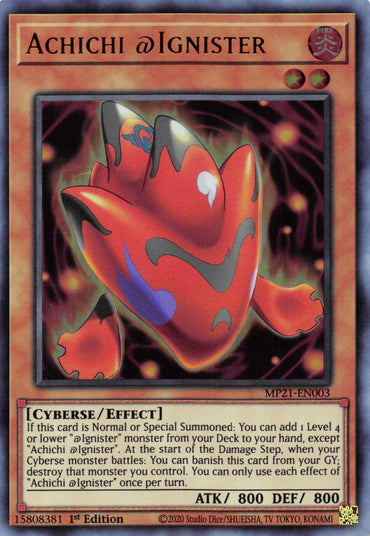 Achichi @Ignister [MP21-EN003] Ultra Rare 