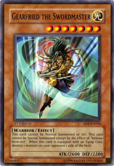 Gearfried the Swordmaster [SD5-EN016] Common 