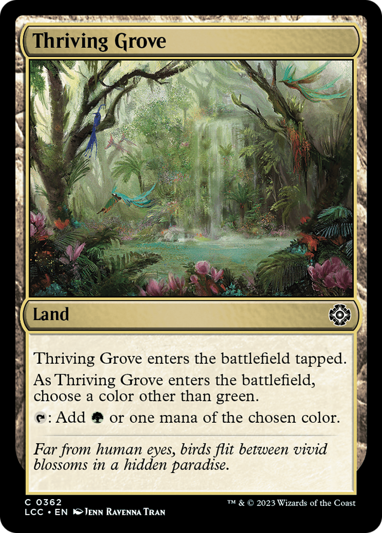 Thriving Grove [The Lost Caverns of Ixalan Commander] 