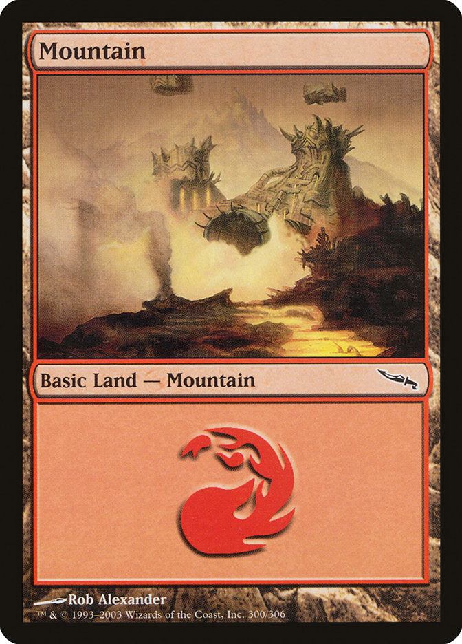 Mountain (300) [Mirrodin] 