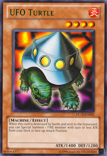 UFO Turtle (Green) [DL12-EN002] Rare 