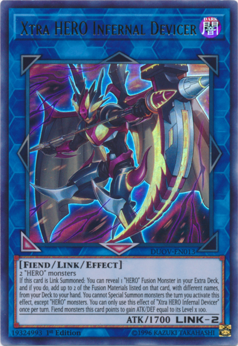 Xtra HERO Infernal Devicer [DUOV-EN013] Ultra Rare 