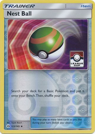 Nest Ball (123/149) (League Promo) [Sun & Moon: Base Set]