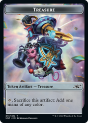 Cat // Treasure (13) Double-Sided Token [Unfinity Tokens] 