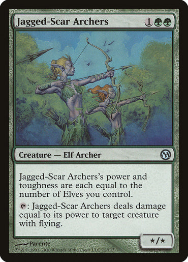 Jagged-Scar Archers [Duels of the Planeswalkers] 