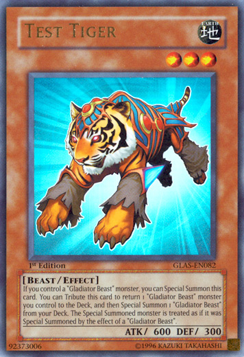 Test Tiger [GLAS-EN082] Ultra Rare 