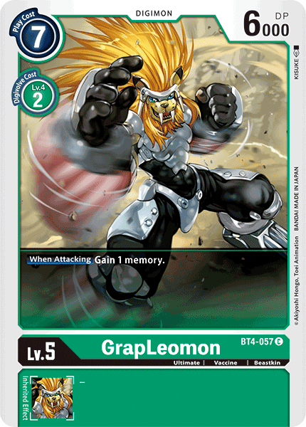 GrapLeomon [BT4-057] [Great Legend]