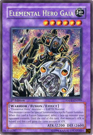 Elemental Hero Gaia [ANPR-EN099] Secret Rare 