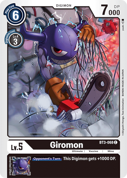 Giromon [BT3-068] [Release Special Booster Ver.1.5] 