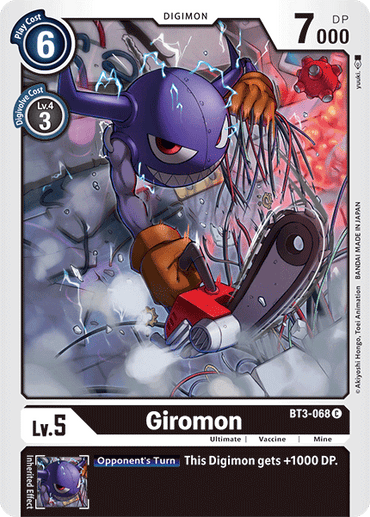 Giromon [BT3-068] [Release Special Booster Ver.1.5] 